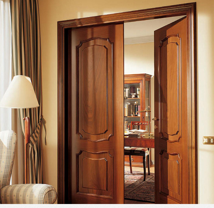 Craftsman Hight Quality Carve Wooden Luxury Door (JHK-002)