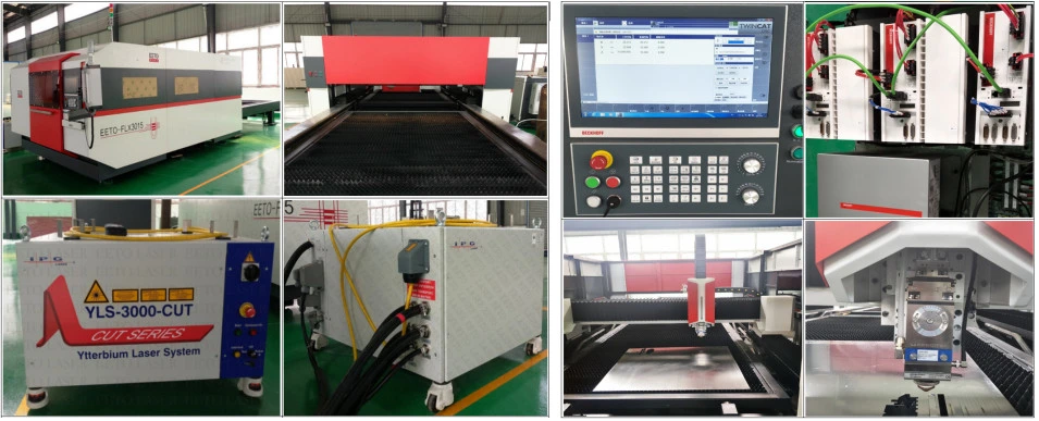 1000W CNC Fiber Laser Machine for Metal Cutting (FLX3015-1000W)