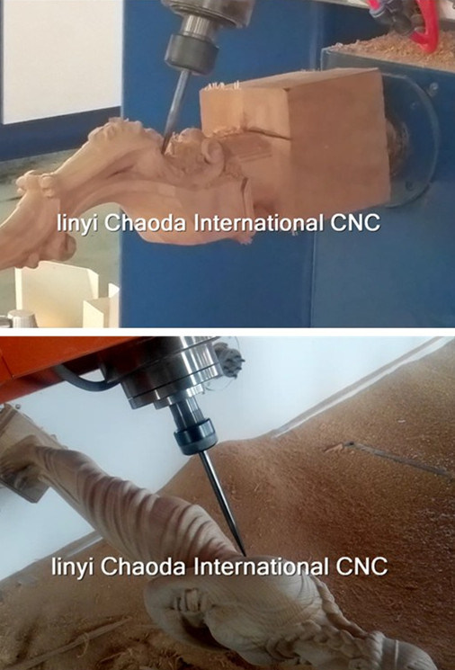 5 Axis Simultaneous-10 Head CNC Wood Carving Machine