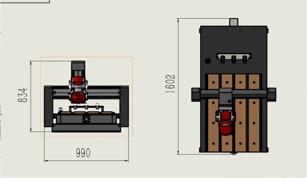 Mini Table Top CNC Router for Guitar Making Machine 6090 5 Tools