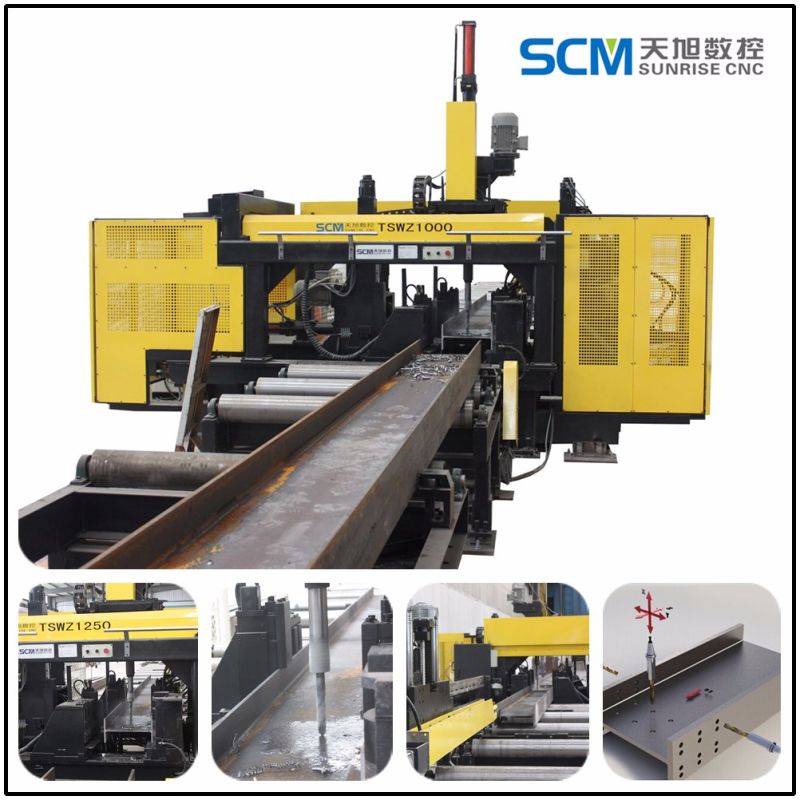 Tswz1000 Chine Supplier CNC Drilling Machine for Beams