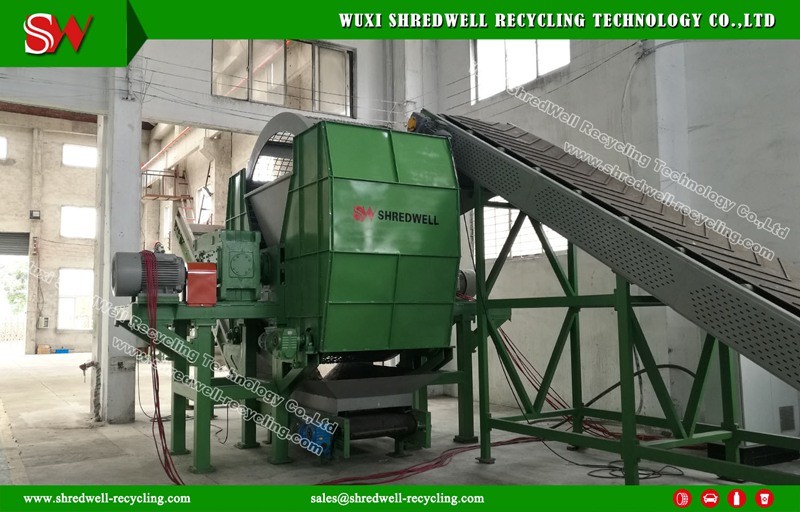 Double Shaft Crushing Machine for Recycling Waste/Used Wood/Tire/Metal