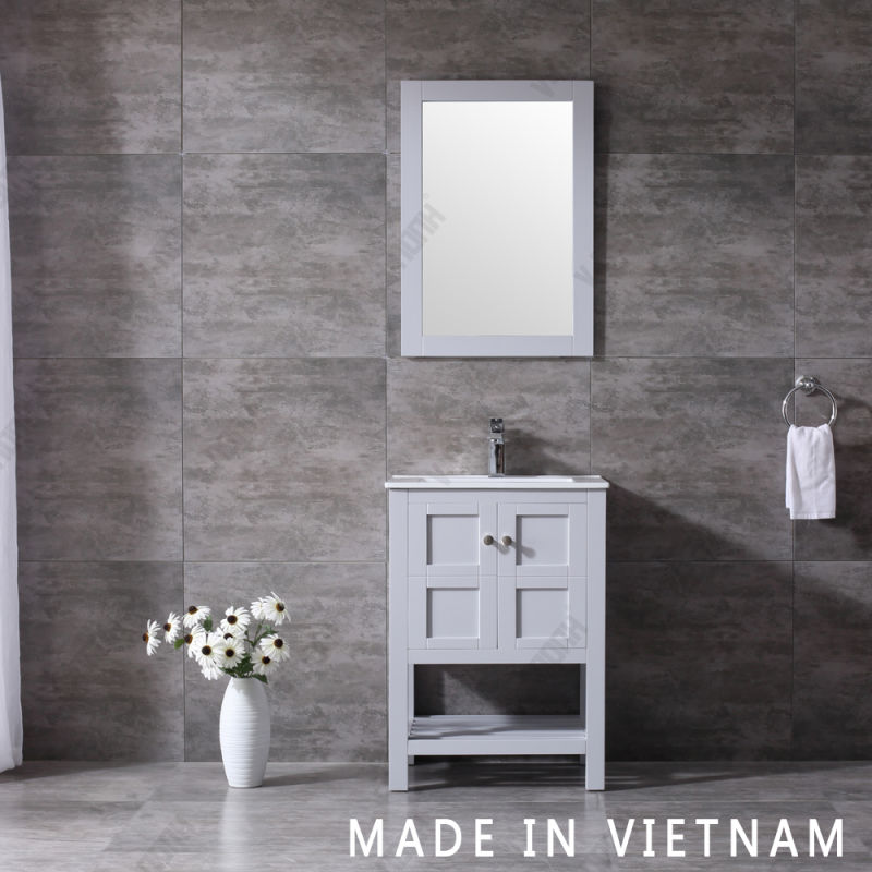 Popular Series 24inch Solid Wood Small Bathroom Vanities