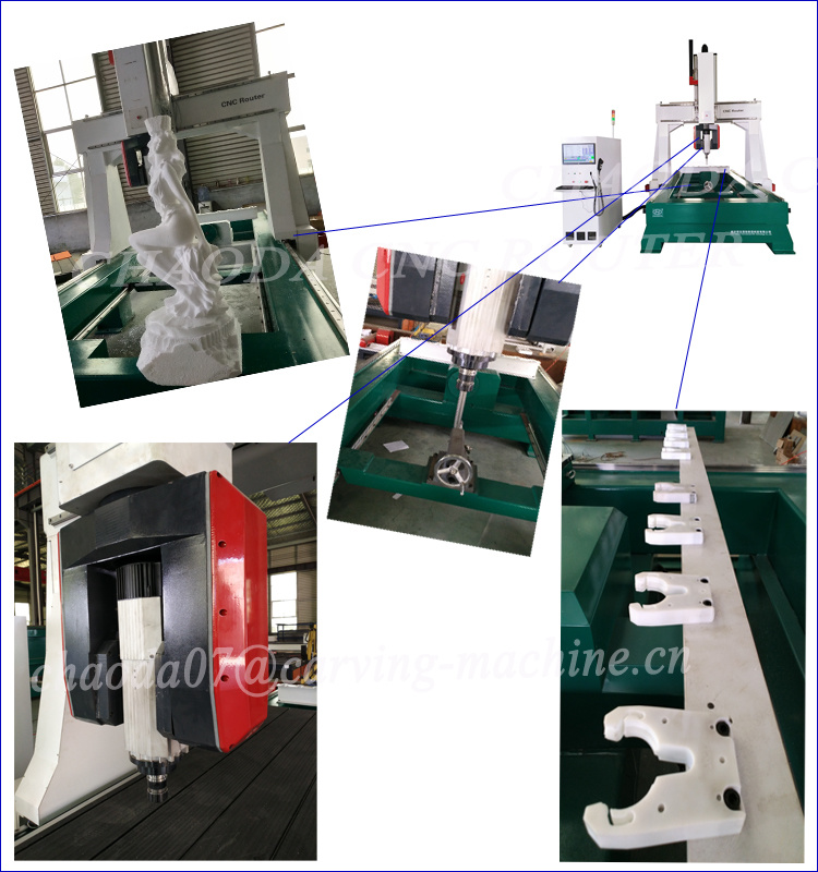 5 Axis CNC Router Machine for Flat Column and Rotary