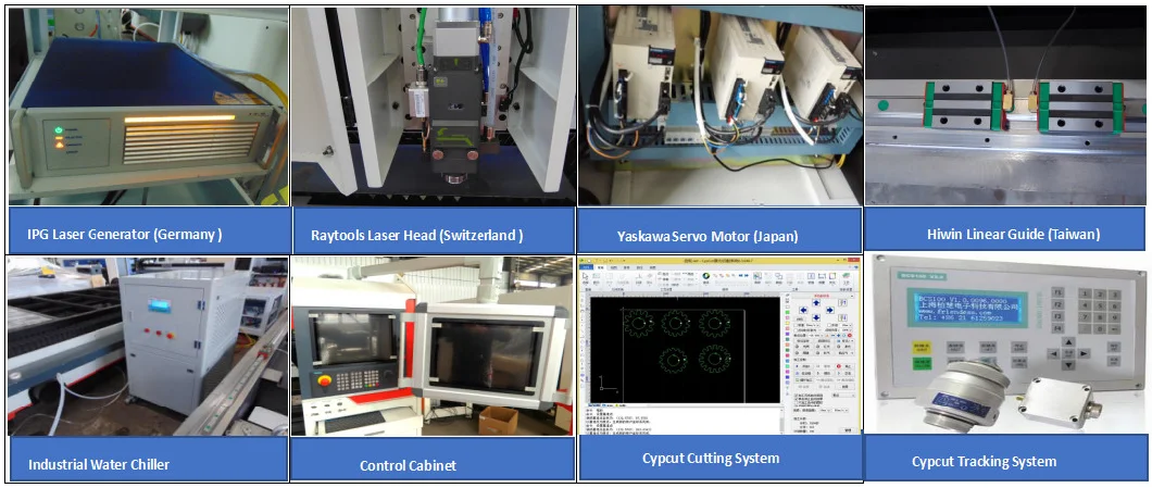 1000W CNC Fiber Laser Machine for Metal Cutting (FLX3015-1000W)