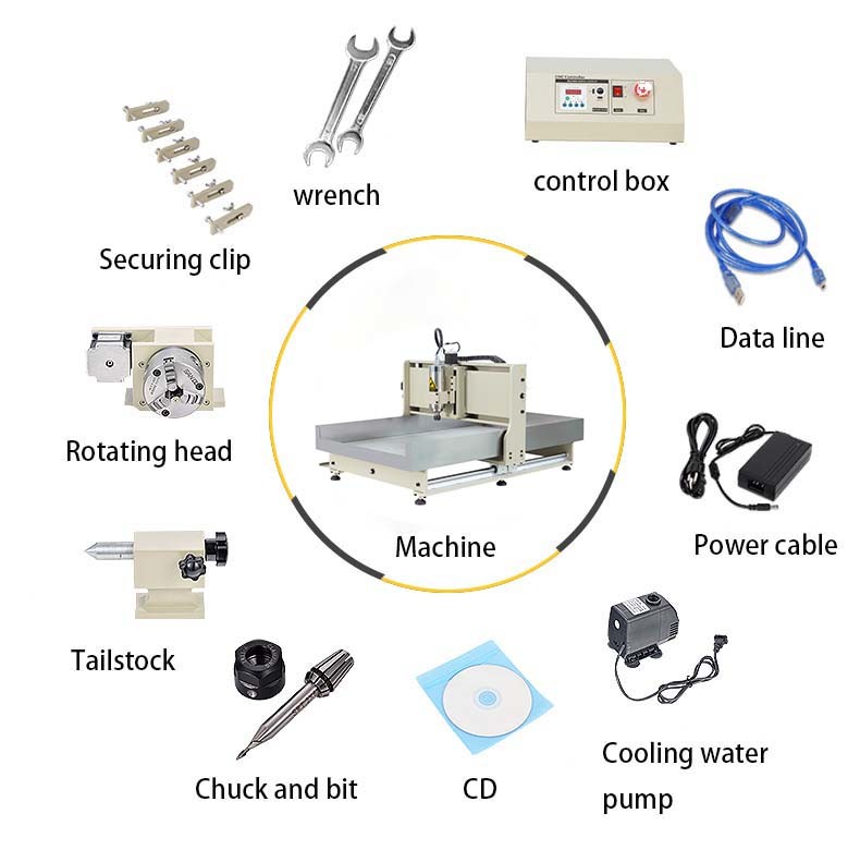 Wood Lathe CNC Woodworking Carving Machine