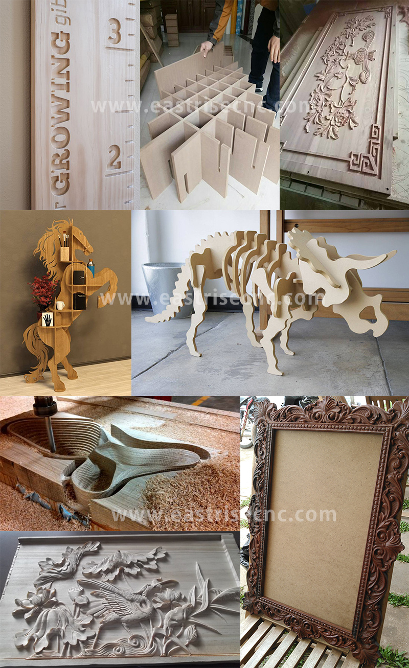 3D Furniture Sculpture Wood Carving CNC Router Machine