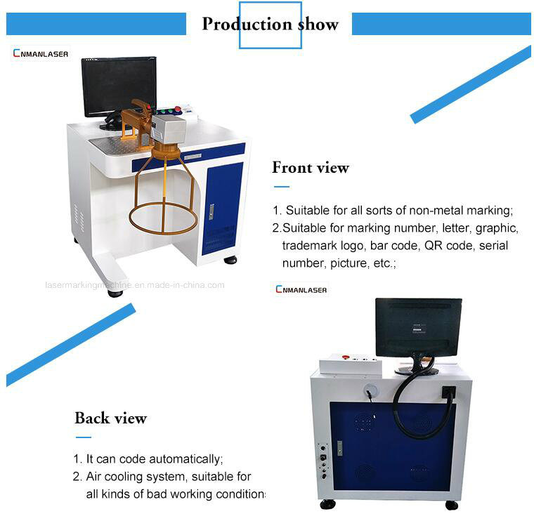 Laser Machine / 10W 30W CO2 Laser Marking Equipment for Nonmetal