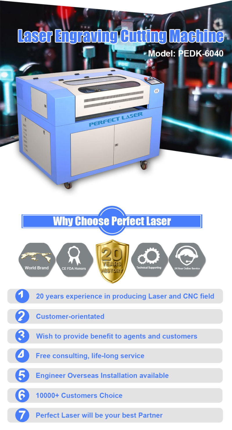 50W/60W Acrylic /Paper / Wood / Fabric CO2 Laser Cutter and Engraver