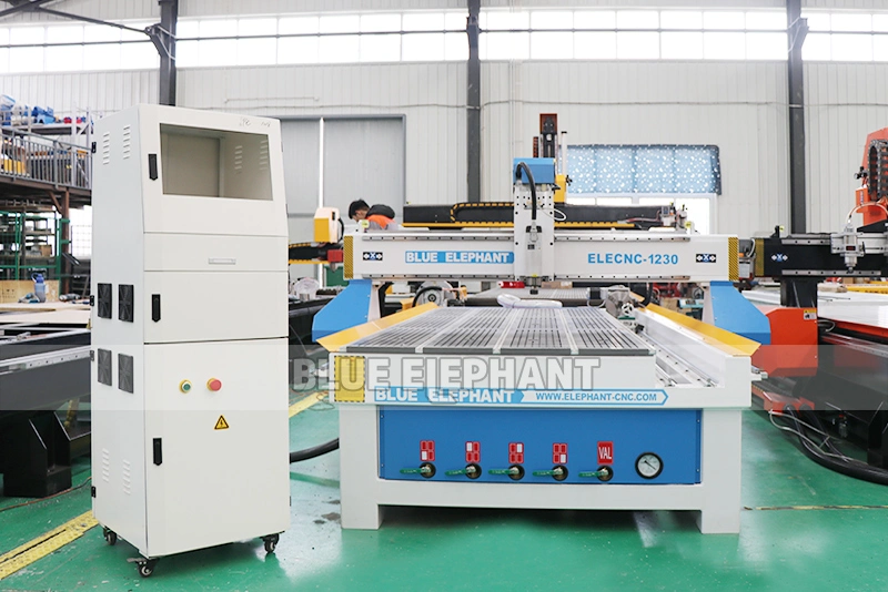 Jinan 1230 Custom Made CNC Wood Cutter Machine with Rotary Axis