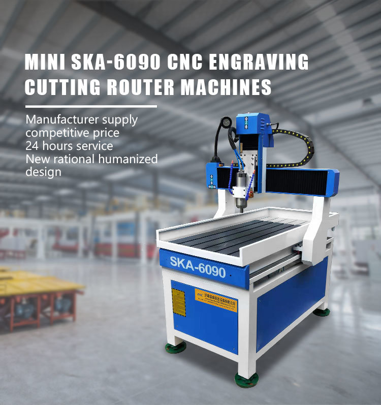 6090 Small CNC Router Woodworking Wood CNC Milling Machine 3 Axis CNC Router for Wood Engraving and Cutting
