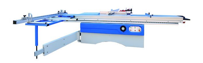 Woodworking Panel Saw with Tilting Saw Blade