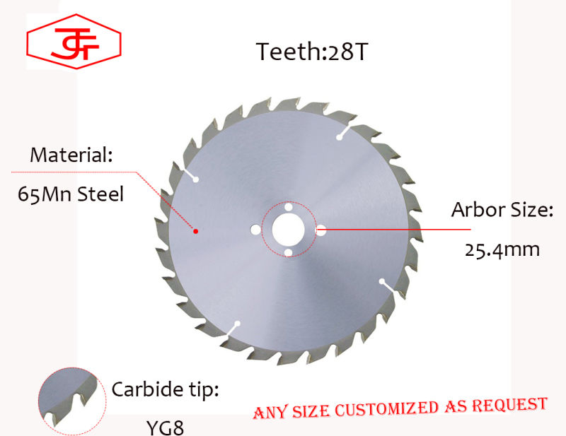 6 Inch 24 Teeth Tct Cutting Disc for Wood Cutting