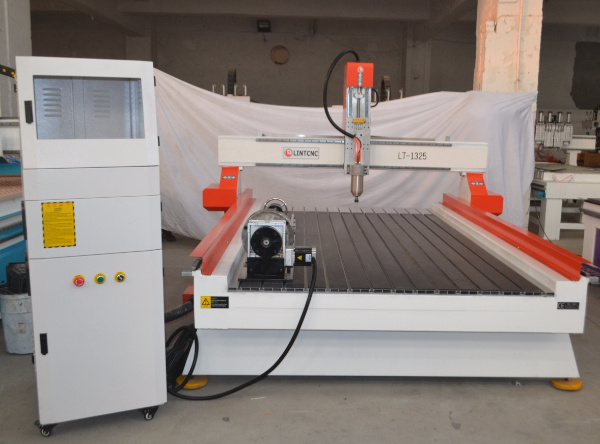 Customized Wood Working Cutting Machine CNC Router 4 Axis 1325 Milling Machine