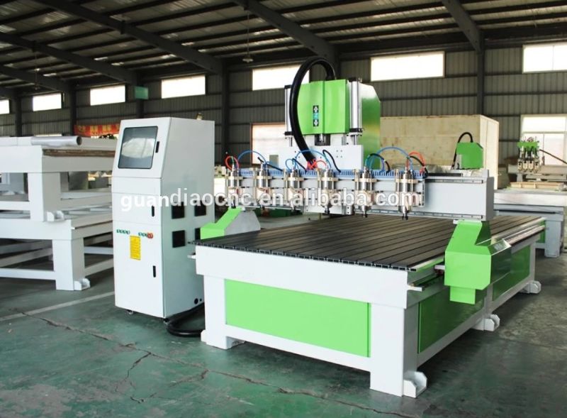 Wood CNC Router Machine Furniture Relief Engraving Machinery Woodworking Multi Spindle