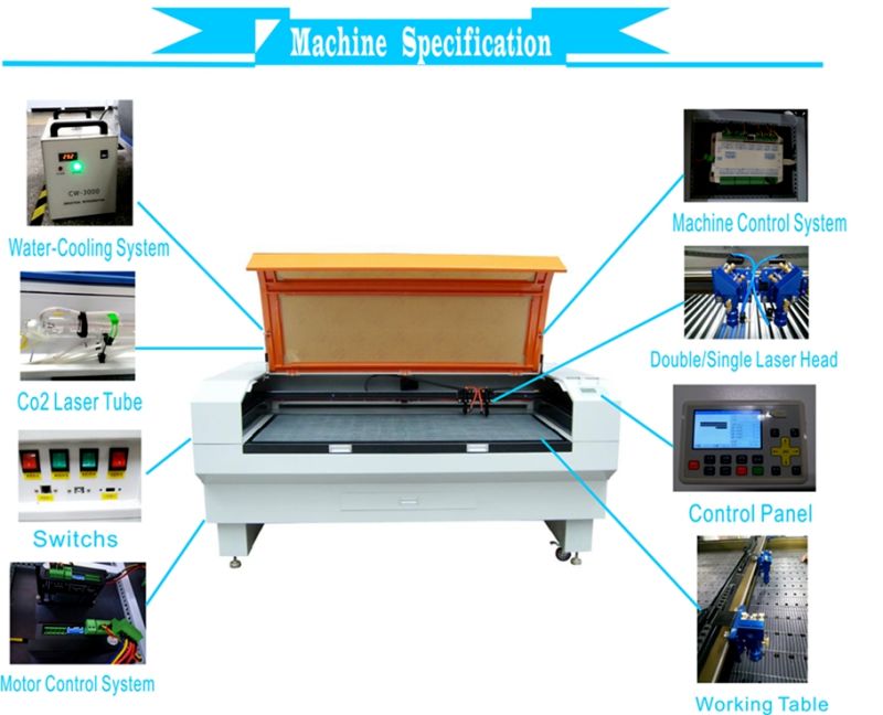Automatic Feed 100wco2 Wood Electronic Laser Engraver Engraving Machine