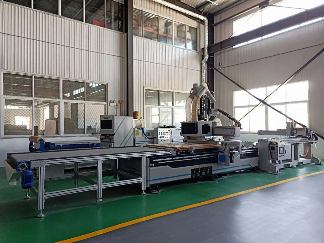 Panel Furnitures Making Nesting CNC Router 2030 2040 CNC Milling Router, Atc CNC Router with Vertical and Horizontal Drill Bits