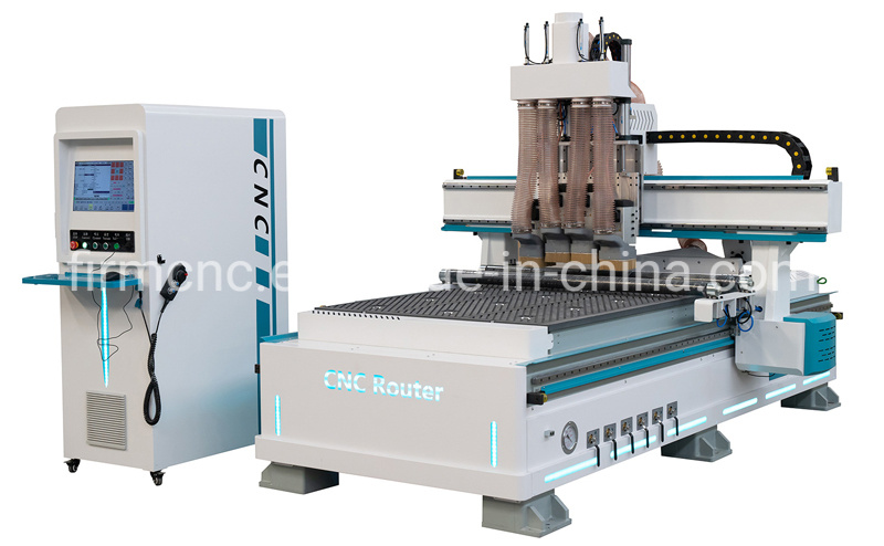 New Design Automatic Tool Changer 3D Wood Carving CNC Router Machine for Furniture