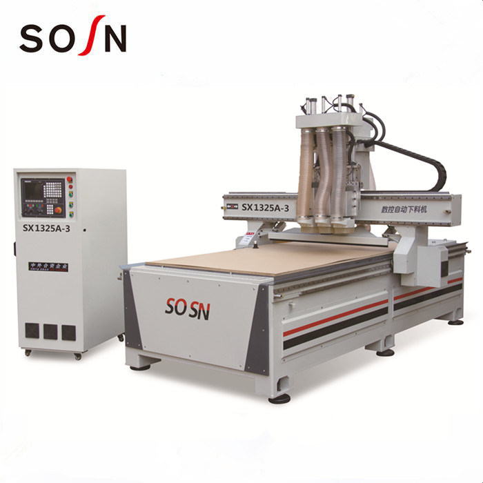 Three Head Professional CNC Wood Engraving Machine with Ce Approval