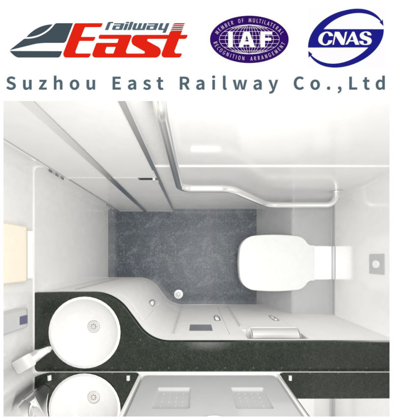 Railway Interior Toilet/Lavatory for Lrt/Emu/Subway/Metro/Tram