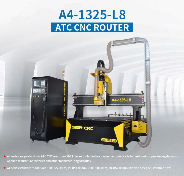 Atc CNC Router High Precision Machine Wood Machine for Wood Foam Cutting