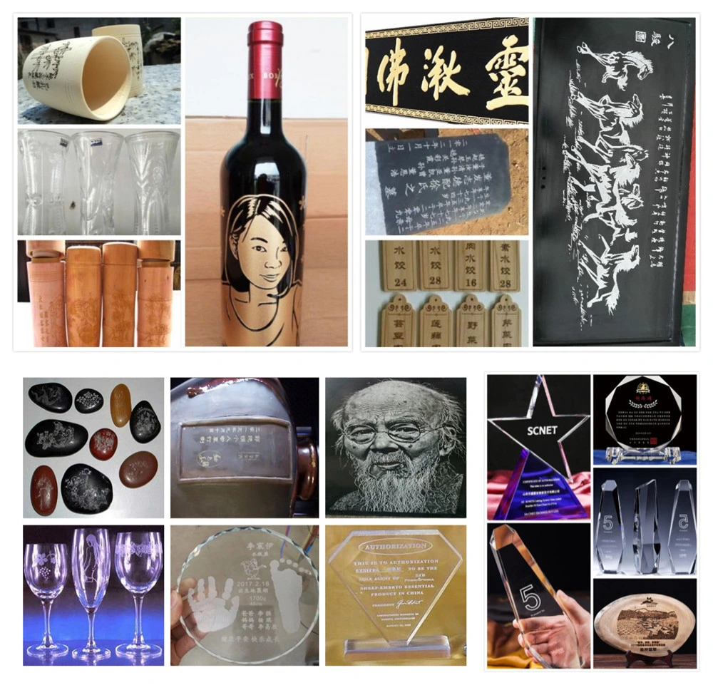 CNC Wood CO2 Laser Engraving Machine Rubber Stamp Laser Engraving Engraver Machine 1390 80W 100W