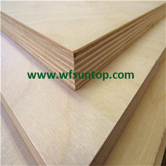 15mm 16mm 18mm Texured Embossed Commercial Melamine Plywood
