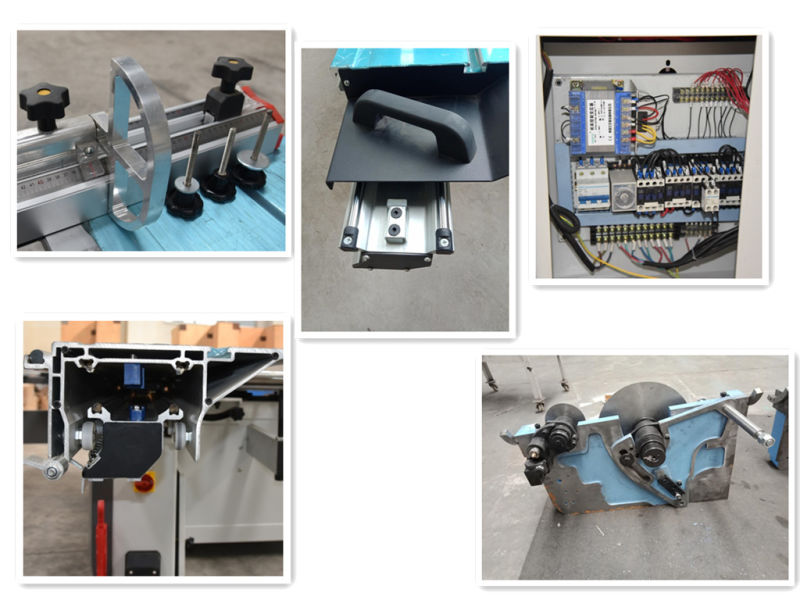 Woodworking Panel Saw with Tilting Saw Blade