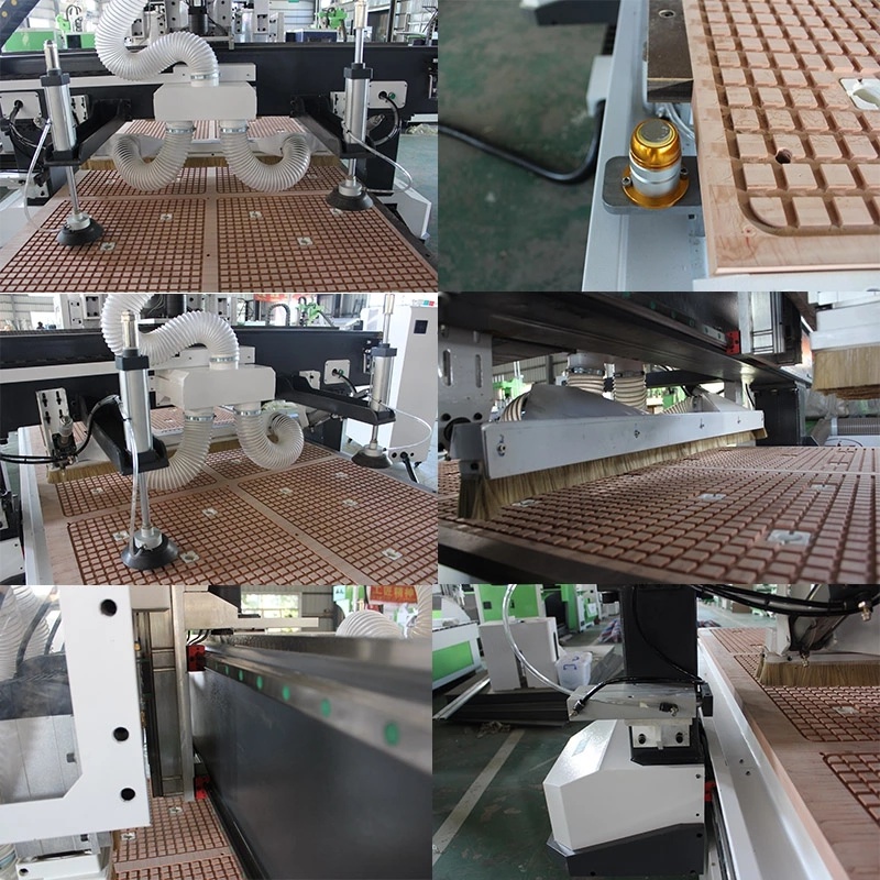 Four Process Cutting Machine / Wood CNC Router Machine Price / Woodworking Panel Furniture Cabinet Making CNC Router