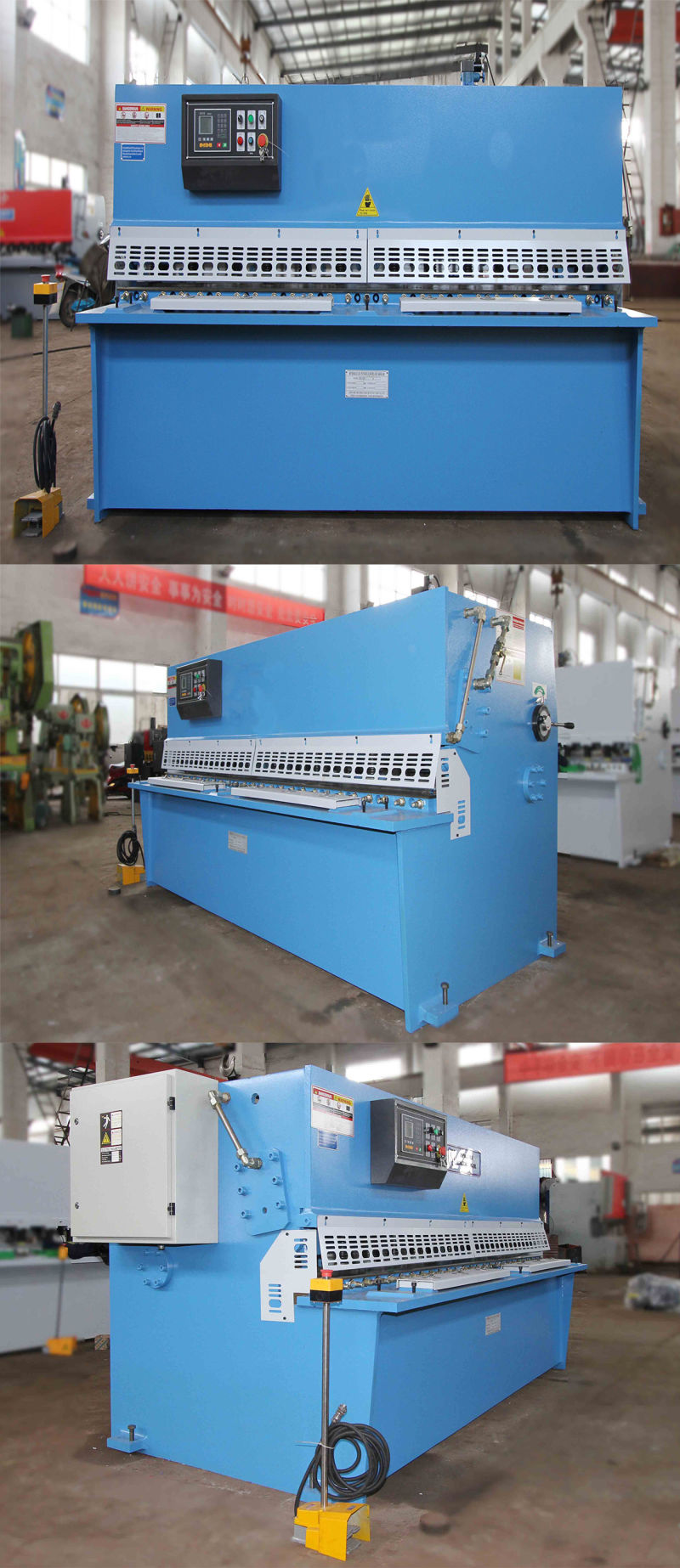 Automatic CNC Hydraulic Metal Sheet Shearing Machine (QC12Y-8X3200)