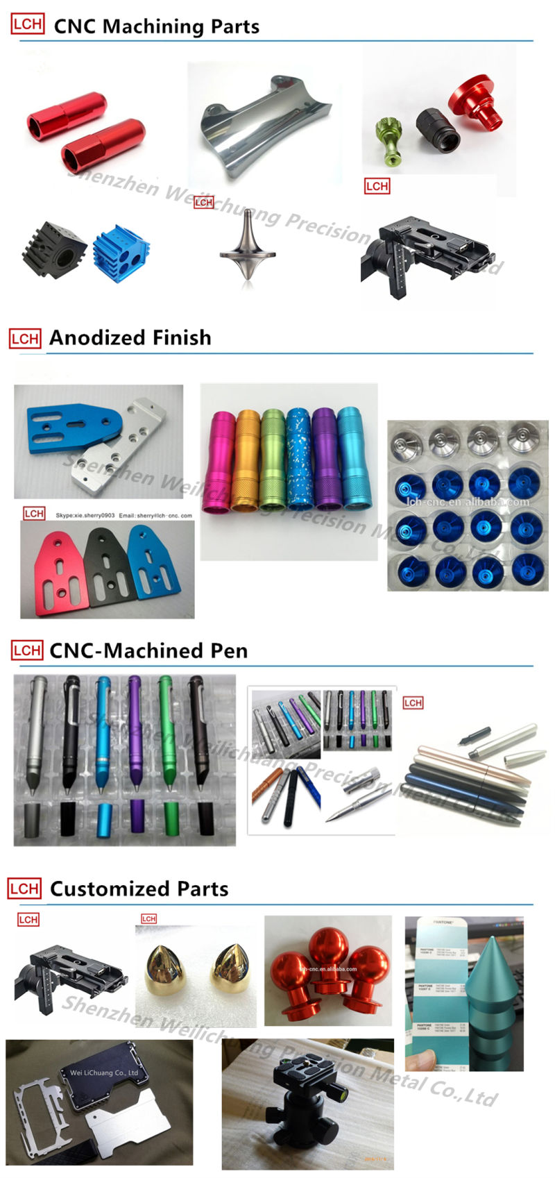 Custom CNC Machined Aluminum Container Anodized Aluminum CNC Machining Parts