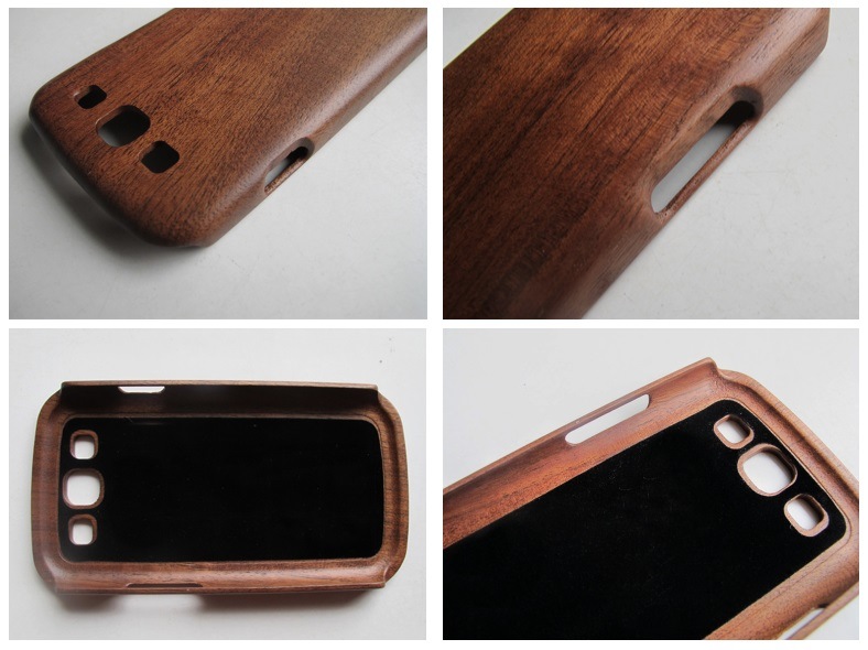 Customized Mobile Phone Case iPhone Cell Phone Cover CNC Wood Machine Service
