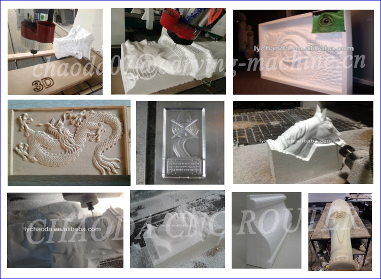 CNC Router for Engrave 3D Large Instruments and Shaping