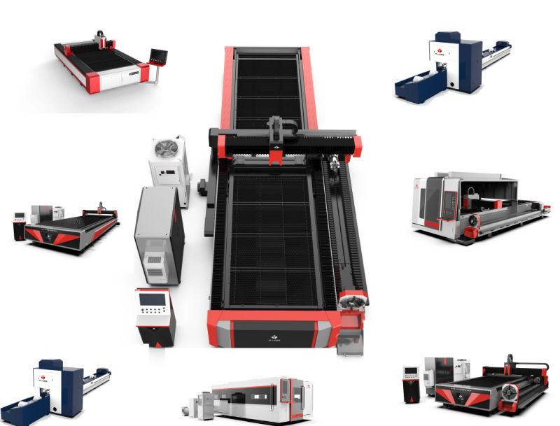 Closed Type CNC Fiber Laser Cutting Machine with Shuttle Table