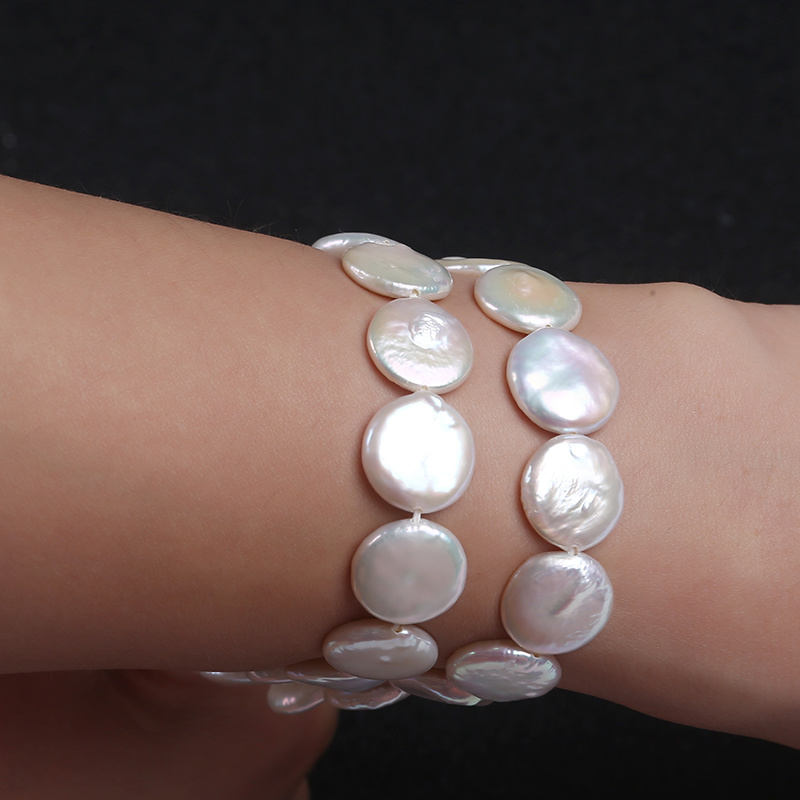 12-13mm Coin Shape Freshwater Pearl