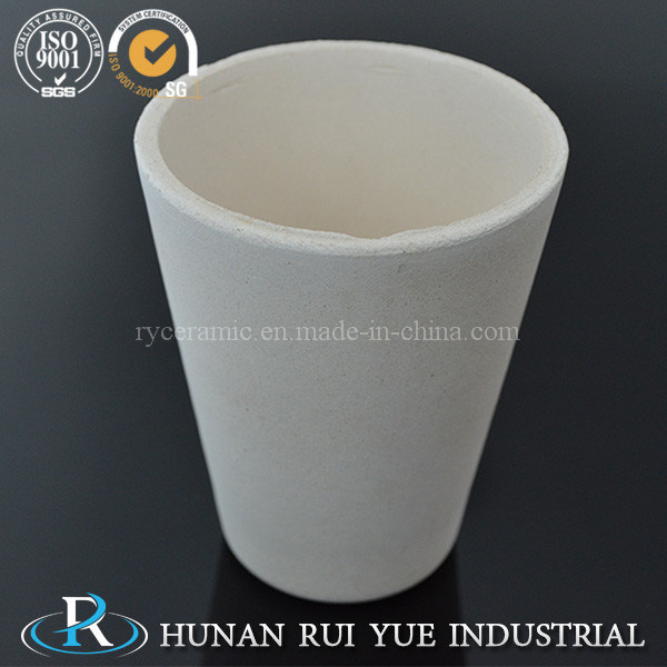 Gold Melting Basin Ceramic Fire Clay Fire Assay Crucibles and Magnesite Cupels for Gold Assaying