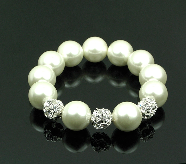 High Quality Jewelry Crystal Stones Bracelet Pearl Bracelet