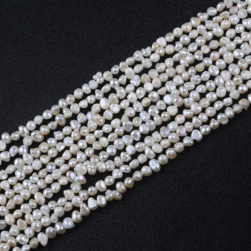 5-6mm Baroque Natural Freshwater Pearl Loose Pearls Beads