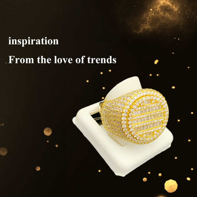 Fashion Jewellery 18K Gold Jewelry Wedding Rings