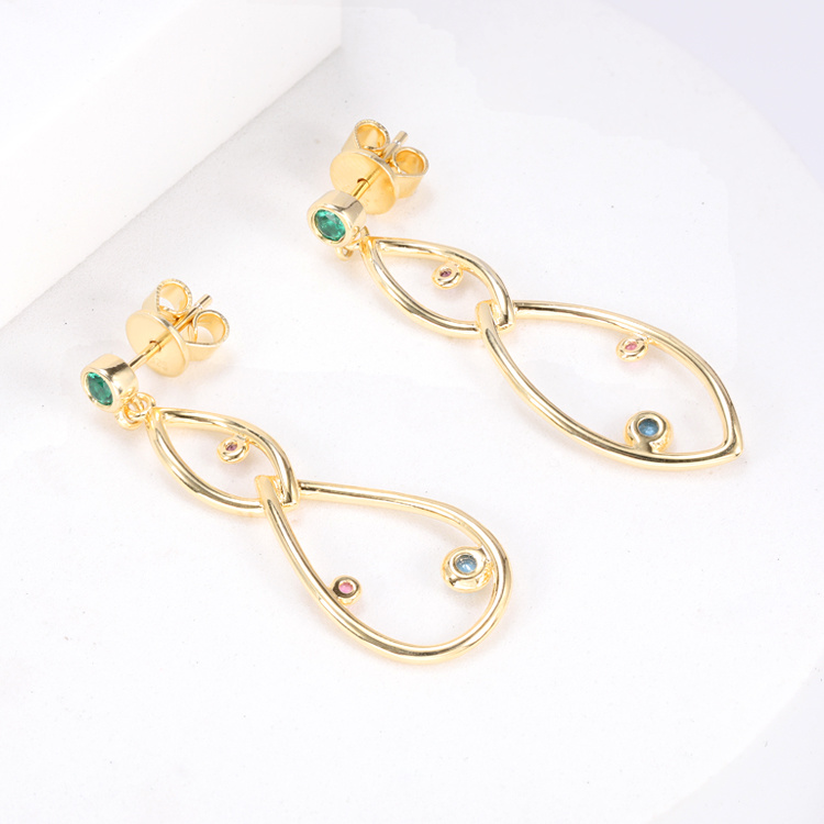 Yellow Gold Earrings Wholesaler Engagement Earrings for Women
