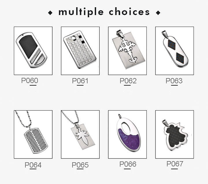 Mini Fashion Man Jewelry Stainless Steel Necklace Pendant