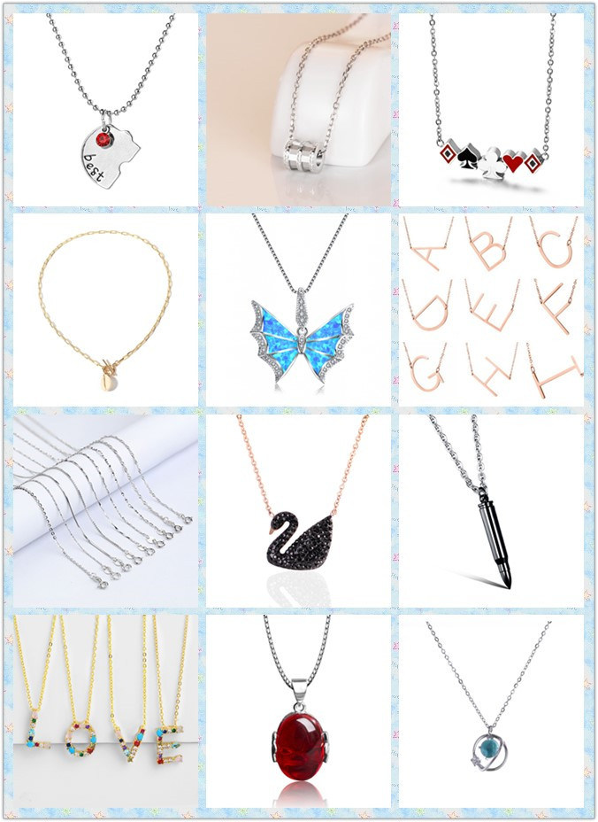 Men's Hip Hop Alloy Necklace Single Row Necklace