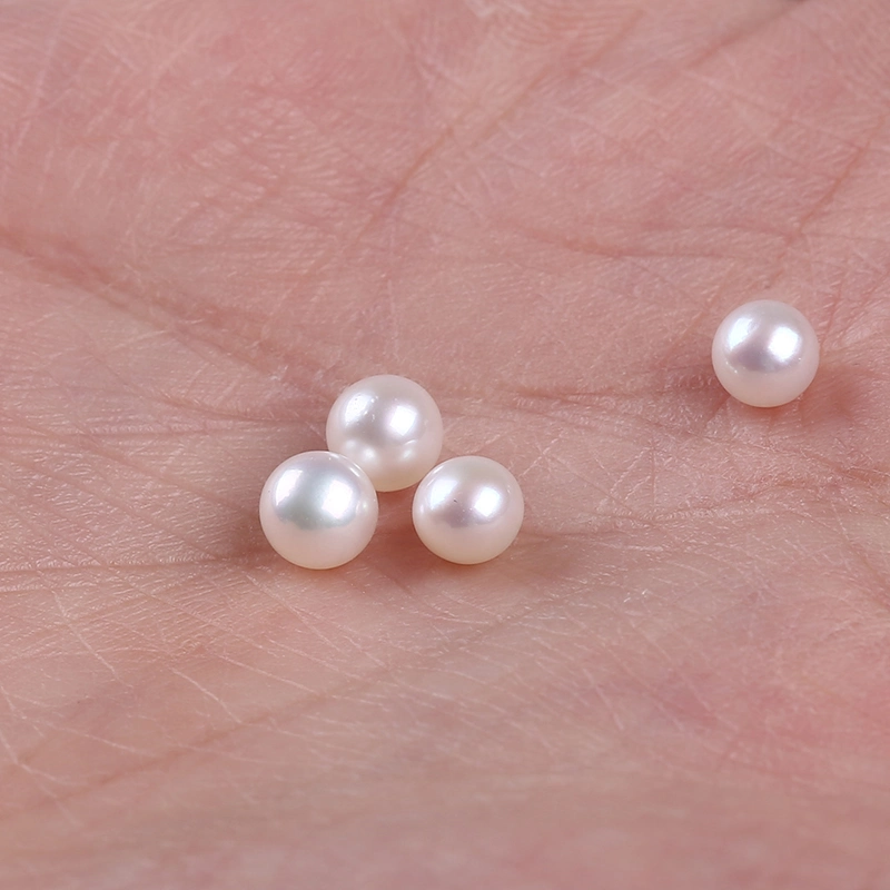4-4.5mm AAA Round Shape Freshwater Pearl Loose Beads