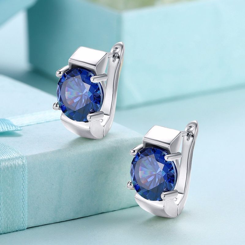 Fashion Design Zircon Women Earrings Hotsale Jewelry Promotion Gift