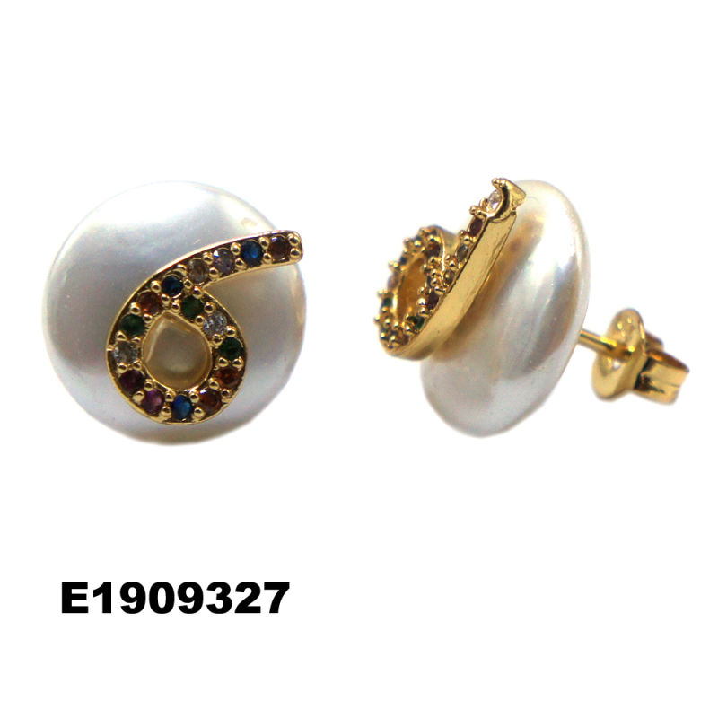 New Style/Gold Plated/Pearl Jewelry/ Women Earrings