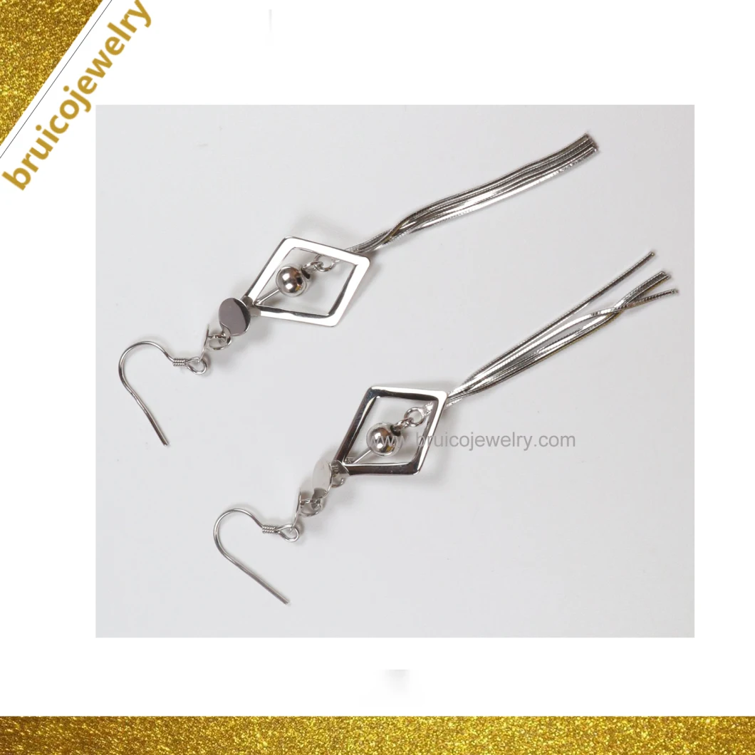 New Arrival 925 Sterling Silver Jewelry Tassel Earring for Girls