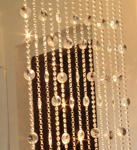Decoration Craft of Crystal Glass Beaded Curtain