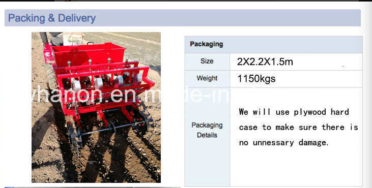 Anon 9 Rows 11 Rows Garlic Planter Mounted with Tractor