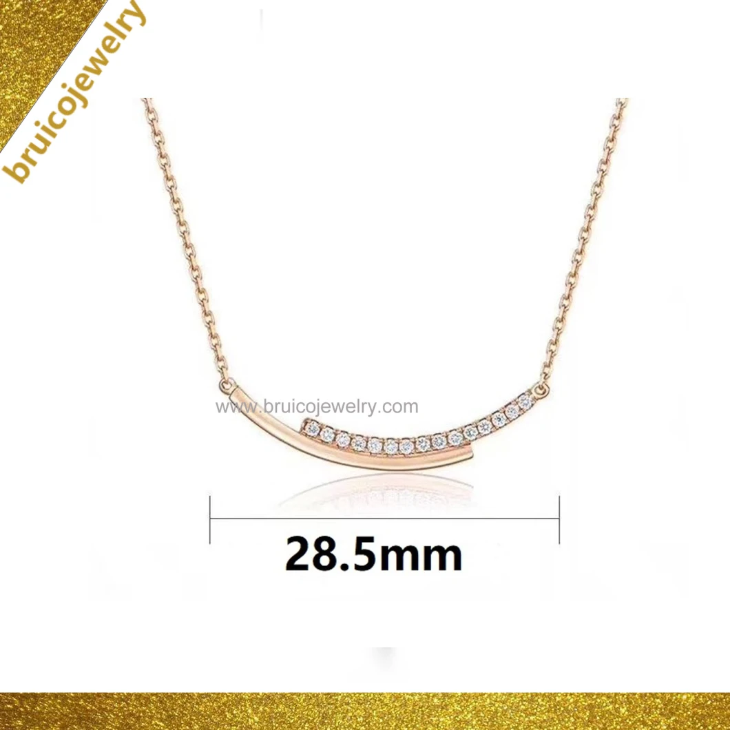 Factory Custom Layered Necklace Fashion Jewelry Accessory 925 Sterling Silver Necklace Jewellery