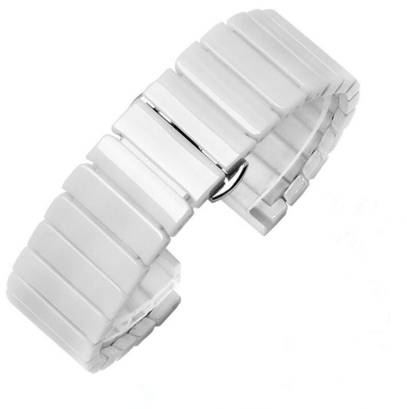 General Flat Mouth Butterfly Buckle Ceramic Watch Chain